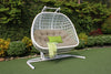 Renava San Juan Outdoor White & Beige Hanging Chair Model VGATRAHM-026-BEG