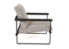 Modrest Ravina Modern Grey Fabric & Black Accent Chair Model VGHM-ST266-GRY