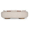 Raywood Modern Multicolored Boucle Fabric + Ash Sofa