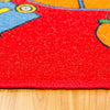 Furniture of America Abbey Red Contemporary Area Rug Model RG5110