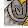 Furniture of America Sivas Charcoal/Yellow Contemporary Area Rug Model RG5188M