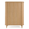 Modrest Richmond Modern Natural Oak Rounded Tall Buffet Model VGME-RICHMOND-TB