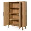 Modrest Richmond Modern Natural Oak Rounded Tall Buffet Model VGME-RICHMOND-TB