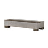 Modrest Delaware Modern Concrete & Acacia Rectangular Coffee Table Model VGLBRIVI-CF120-01