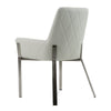 Modrest Robin Modern White Bonded Leather Dining Chair Model VGVCB8366-WHT