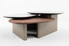Modrest Robson Modern Ceramic & Walnut Coffee Table Model VGCS-CT-23098