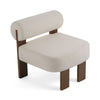 Modrest Rosanne Modern Off White Fabric Accent Chair Model VGEU-7356LC