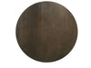 Modrest Marie Modern Concrete & Brown Oak Round Coffee Table Model VGLBRYAN-CF70-02