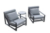 Renava Boardwalk Outdoor Grey Lounge Chair Set Model VGGES0278-GRY