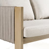 Renava Salvora Outdoor Beige Fabric & Grey Rope Loveseat Model VGVK-WT275-2U-BGE