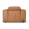 Divani Casa Sandstone Modern Brown Leather Electric Recliner Chair Model VGKV-KM.6120-CHR-BRN