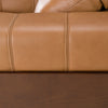 Divani Casa Sandstone Modern Brown Leather Electric Recliner Chair Model VGKV-KM.6120-CHR-BRN