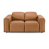 Divani Casa Sandstone Modern Brown Leather Loveseat With 2 Electric Recliners Model VGKV-KM.6120-LOVE-BRN