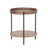 Modrest Savoy Modern Walnut End Table Model VGDW-J5766-WAL