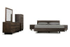 Queen Modrest Selma Modern Dark Aged Oak & Concrete Bedroom Set Model VGEDSELMA-SET-Q