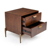 Modrest Shane Modern Acacia & Brass Nightstand Model VGNX-MEMPHIS-20144