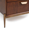 Modrest Shane Modern Acacia & Brass Nightstand Model VGNX-MEMPHIS-20144