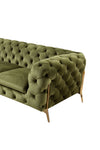 Divani Casa Sheila Transitional Green Fabric Sofa Model VGCA1346-GRN-S