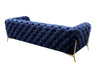 Divani Casa Sheila Transitional Dark Blue Fabric Sofa Model VGCA1346-BLUE-S