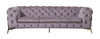 Divani Casa Sheila Transitional Silver Fabric Sofa Model VGCA1346-SIL-S