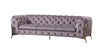 Divani Casa Sheila Transitional Silver Fabric Sofa Model VGCA1346-SIL-S