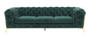 Divani Casa Sheila Transitional Emerald Green Fabric Sofa Model VGCA1346-EM-GRN-S