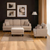 Furniture of America Cinderford Beige Contemporary Storage Ottomen Model SL6936BG-OT