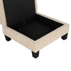 Furniture of America Cinderford Beige Contemporary Storage Ottomen Model SL6936BG-OT