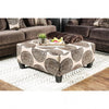 Furniture of America Bonaventura Brown/Pattern Transitional Ottoman Model SM5142BR-OT