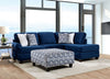 Furniture of America Waldport Navy Transitional Ottoman Model SM5175-OT