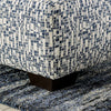 Furniture of America Darlington Ivory/Navy Contemporary Ottoman Model SM5412-OT