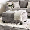 Furniture of America Pierpont Gray Transitional Ottoman Model SM8012-OT