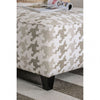Furniture of America Christine Light Gray/Pattern Transitional Ottoman Model SM8280-OT