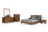 Nova Domus Soria Mid Century Grey & Walnut Bed Model VGMABR-32-BED