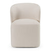 Modrest Souza Modern Beige Fabric Swivel Dining Chair Model VGKK-KF.Y1256-BGE
