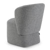 Souza Modern Grey Fabric Swivel Dining Chair