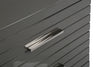 Modrest Splendor Grey High Gloss Slatted Nightstand Model VGVCN20256-GRY-NS