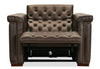 Hooker Furniture Living Room Savion Deux Power Recliner with Power Headrest Model SS435-PH1-089