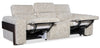 Hooker Furniture Living Room Atlas Power Sofa with Power Headrest Model SS444-PH3-415