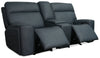 Hooker Furniture Living Room Riverton Power Gliding Console Loveseat with Power Headrest and Lumbar Model SS708-PHLG2C-048