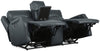 Hooker Furniture Living Room Nelson Zero Gravity Power Console Loveseat with Power Headrests and Lumbar Model SS836-PHZLC2-049