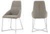Stark Modern Light Grey Fabric Dining Chair (Set Of 2) Model VGEWF3209AA