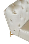 Divani Casa Stella Transitional Beige Velvet Chair Model VGCA2020-BEIGE-CH