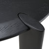 Modrest Steven Modern Black Oval Dining Table Model VGWD-PRY-DN-BLK