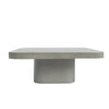 Modrest Flores Modern Grey Concrete Coffee Table Model VGLBSTIN-CF80