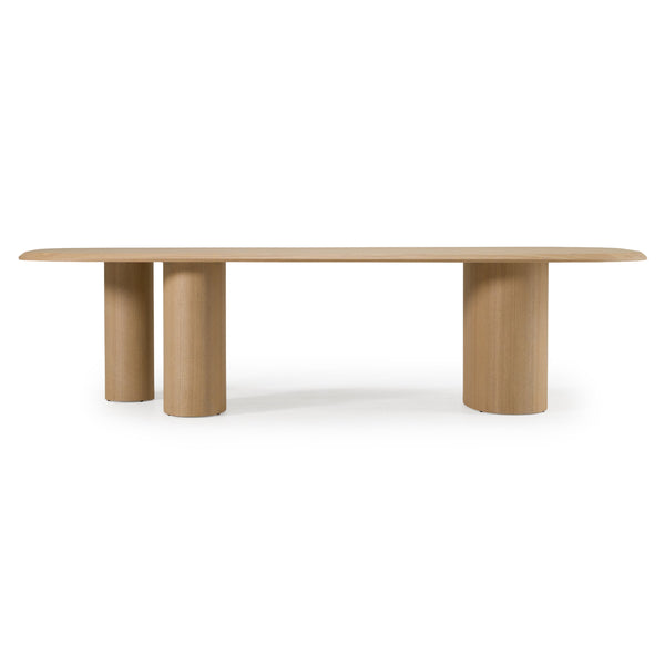 Summit Modern 118" Natural Ash Dining Table