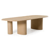 Summit Modern 118" Natural Ash Dining Table