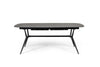 Modrest Suzie Modern Ceramic & Black Ash Extendable Dining Table Model VGDW3013-08