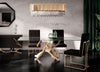 Modrest Legend Modern Glass & Gold Dining Table Model VGVCT8111-GLD
