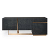 Modrest Tasha Modern Black Ash & Brushed Gold Buffet Model VGVCG2308-BUF